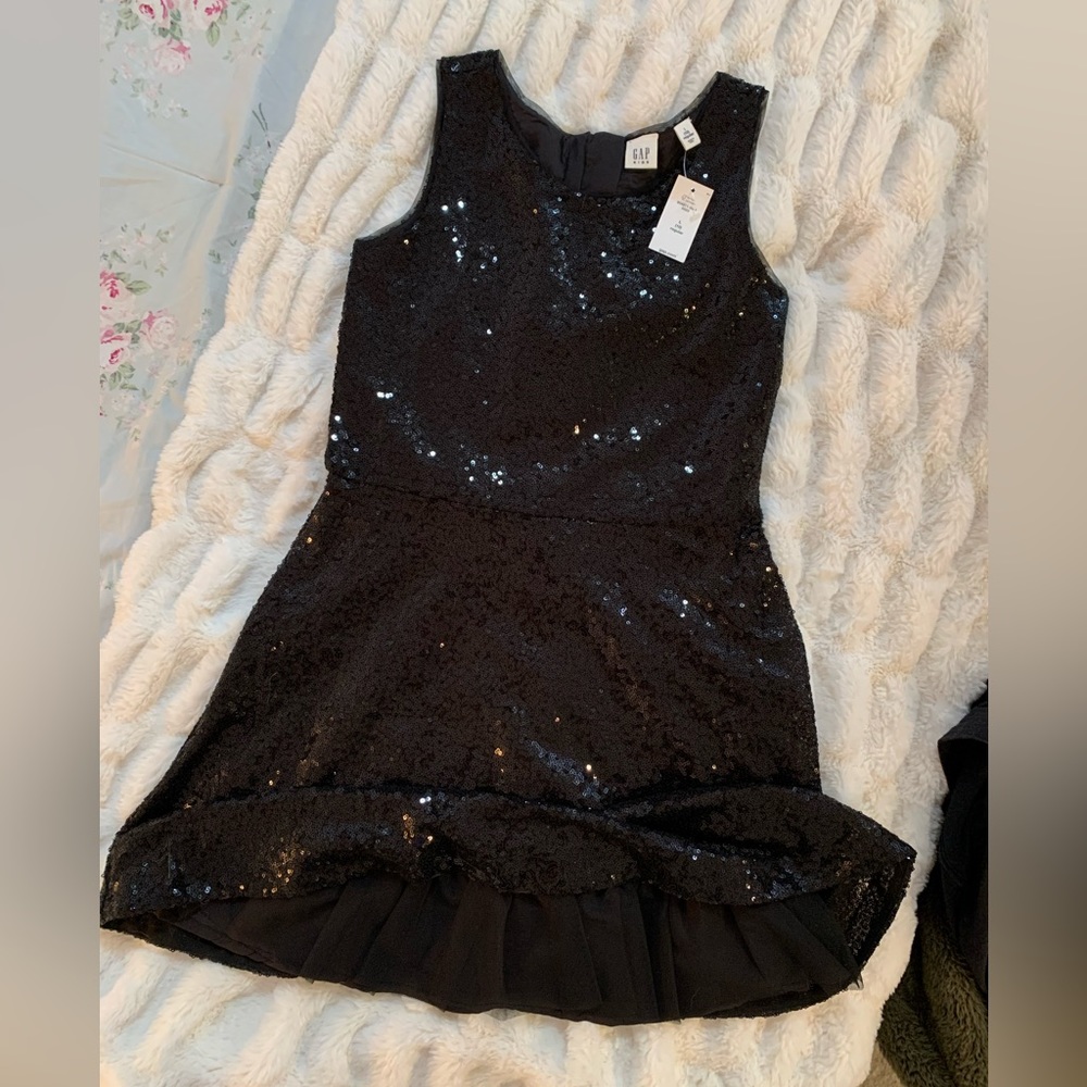 Beautiful black sequin dress